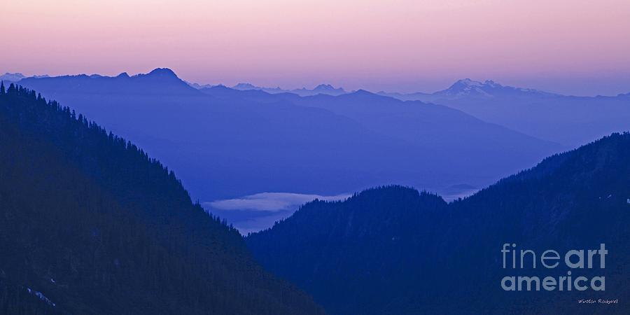 Mountain Photograph - Daybreak by Winston Rockwell Mountain Photograph - Daybreak by Winston Rockwell