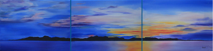 Days End Painting by Nila Jane Autry