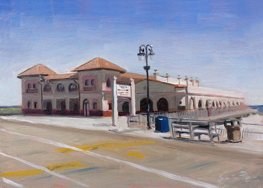 Music Painting - Daytime at the Ocean City Music Pier by Jamie Pogue