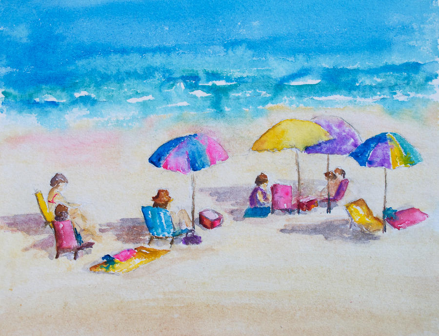 Daytona Beach Painting by Patricia Beebe