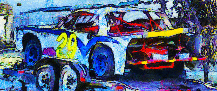 Daytona Bound Number 29 Digital Art by Barbara Snyder