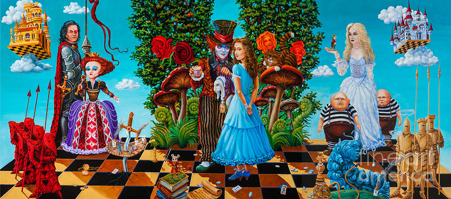 Knight Painting - Daze of Alice by Igor Postash