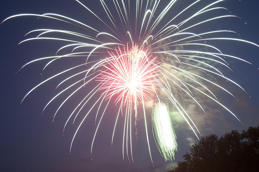 Independence Day Photograph - Dazzling Display by Jaclyn Johnston