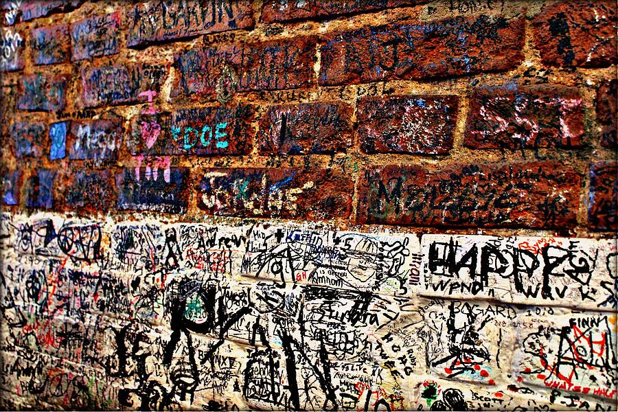 dBronx Brick Wall Graffiti Photograph by Elizabeth Sullivan