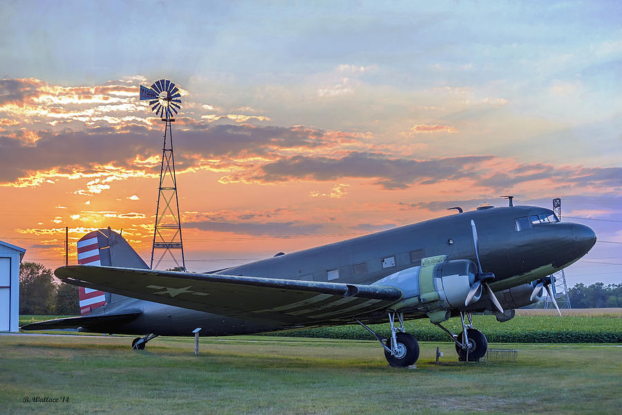 DC-3 Massey Air Museum Photograph by Brian Wallace