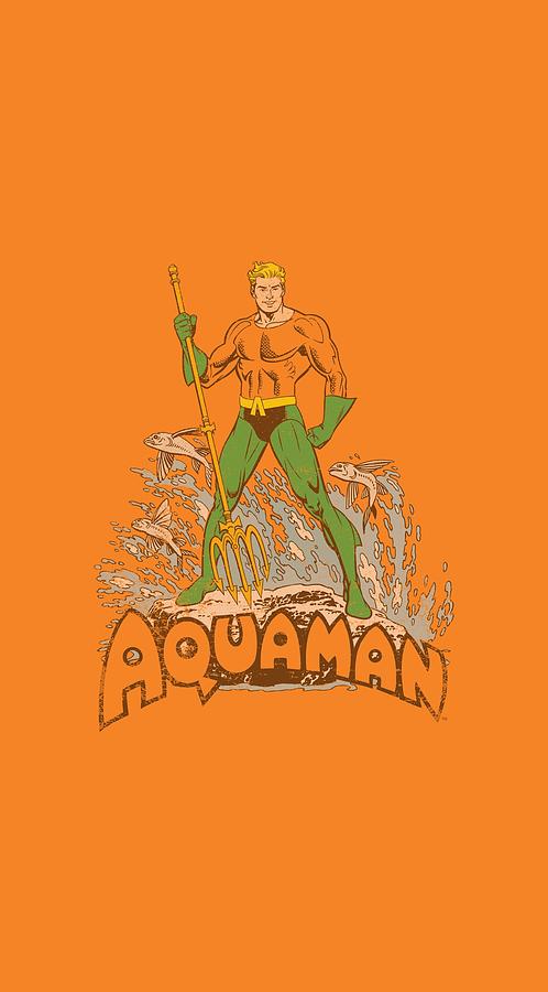 Aquaman Digital Art - Dc - Aquaman Distressed by Brand A