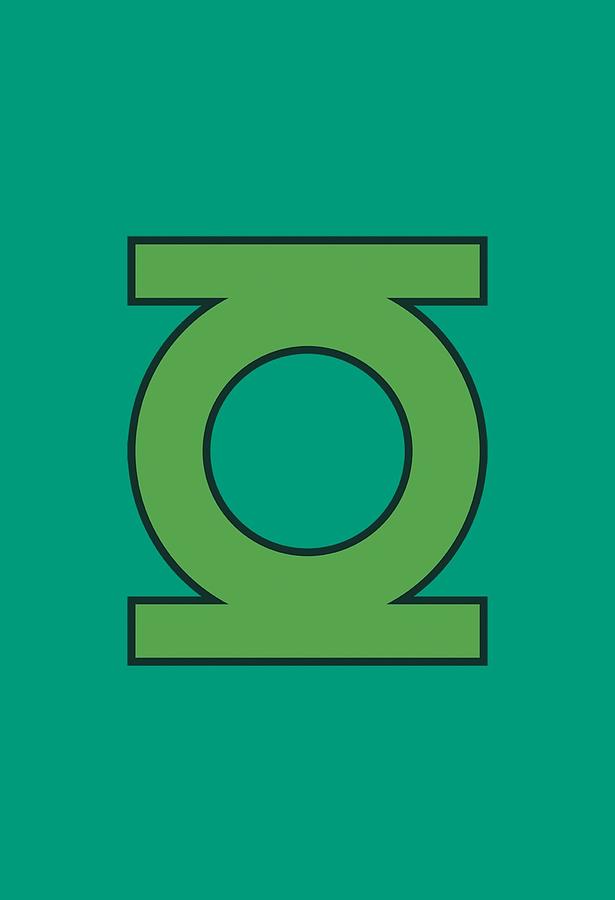 Green Lantern Digital Art - Dc - Gl Emblem by Brand A