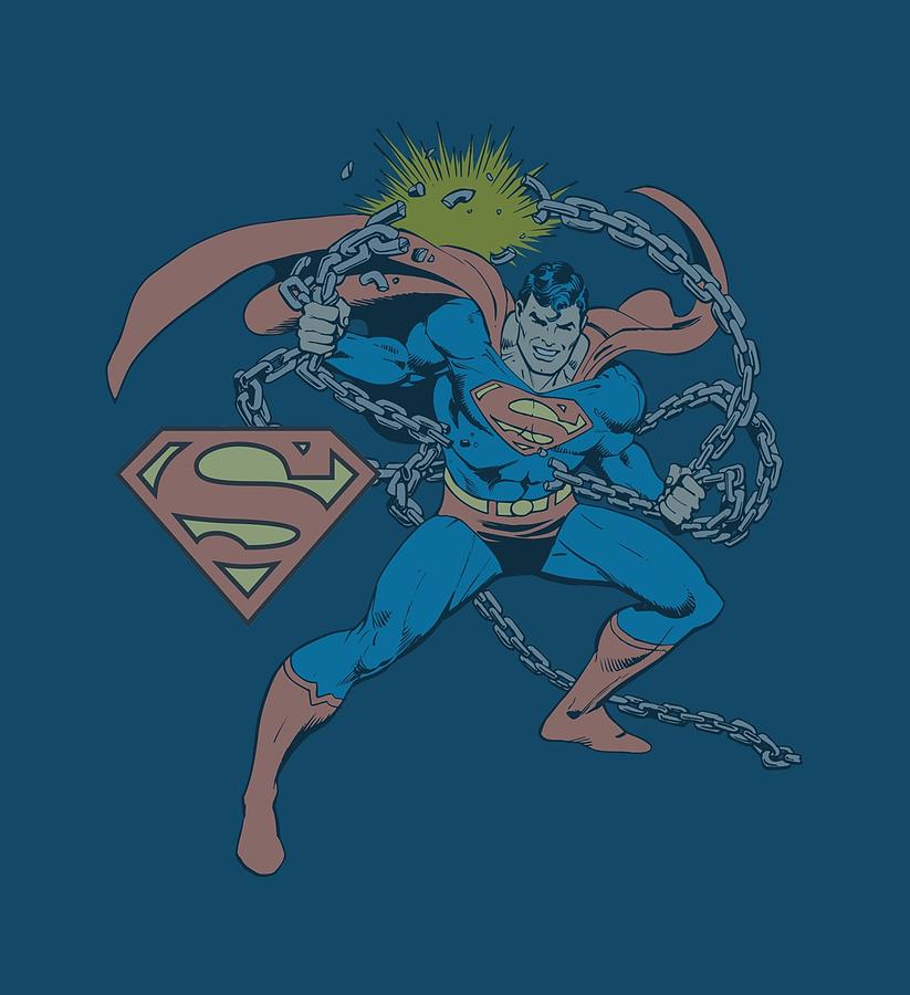Superman Digital Art - Dc - I Hate Chains by Brand A