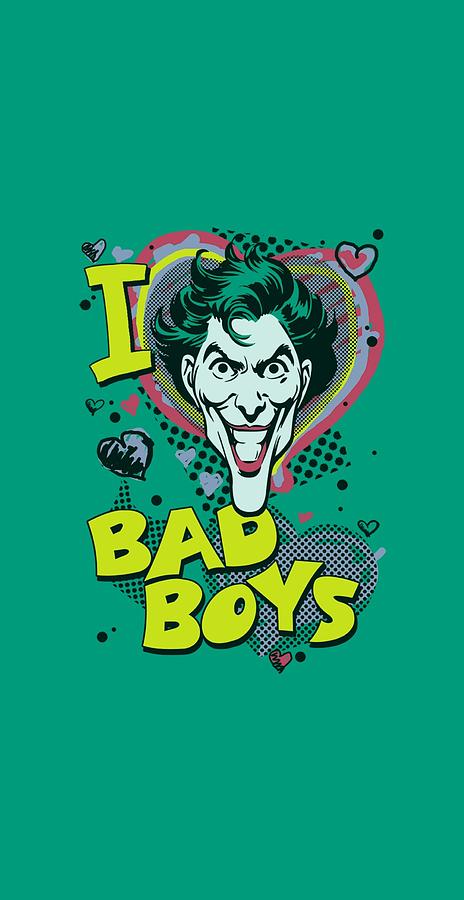 Dc Comics Digital Art - Dc - I Heart Bad Boys 2 by Brand A