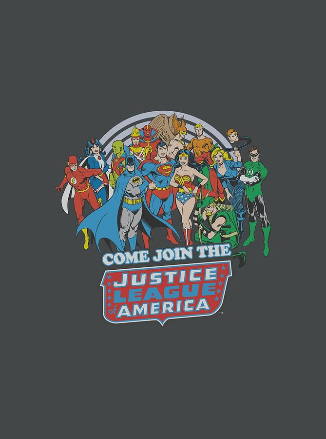 Superhero Digital Art - Dc - Join The Justice League by Brand A