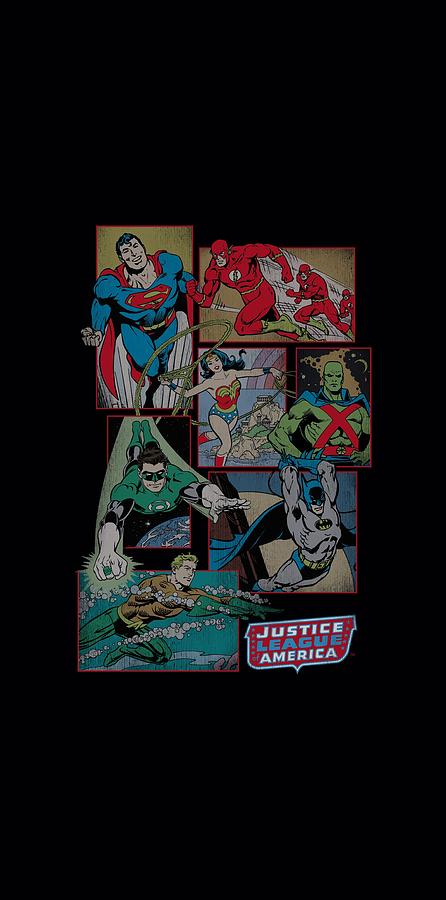 Dc - Justice League Boxes Digital Art by Brand A