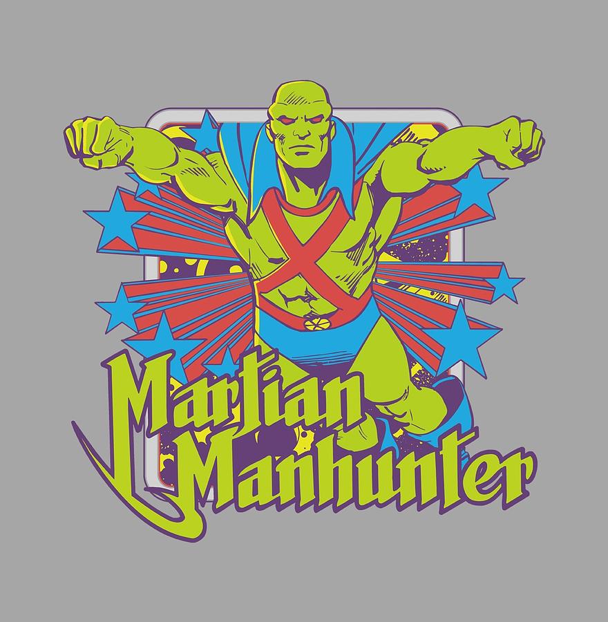 Martian Manhunter Digital Art - Dc - Manhunter Stars by Brand A
