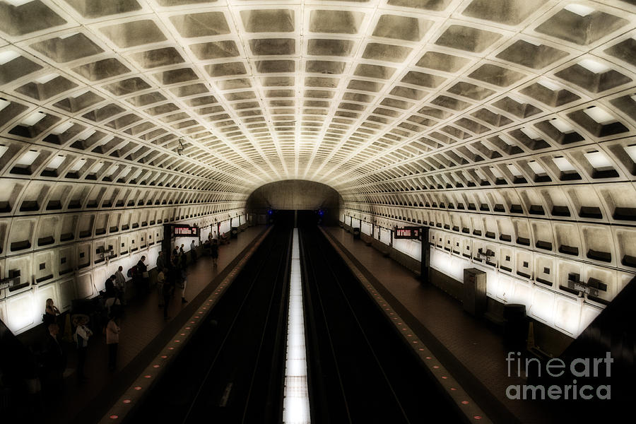 DC Metro Photograph by Angela DeFrias