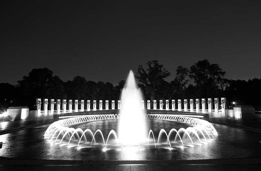 DC night fountain Photograph by Lamyl Hammoudi | Fine Art America