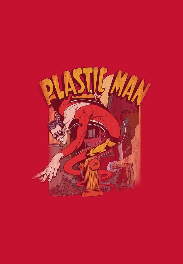 Plastic Man Digital Art - Dc - Plastic Man Street by Brand A