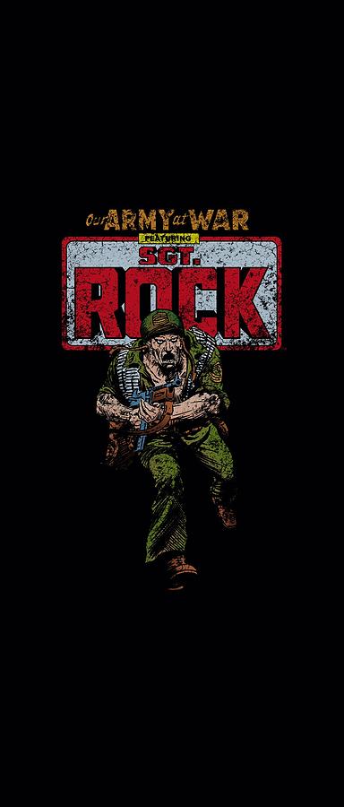 The Rock Digital Art - Dc - Sgt Rock by Brand A