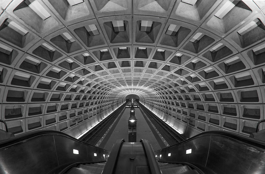 D.C. Subway Photograph by Dustin LeFevre