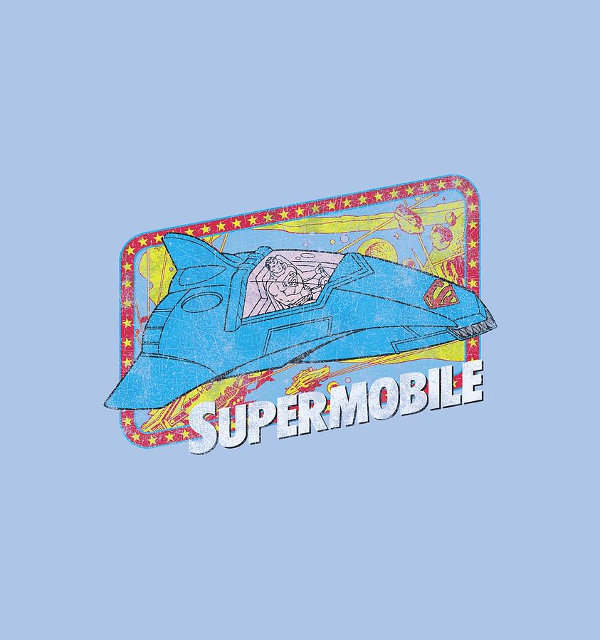 Superman Digital Art - Dc - Supermobile by Brand A