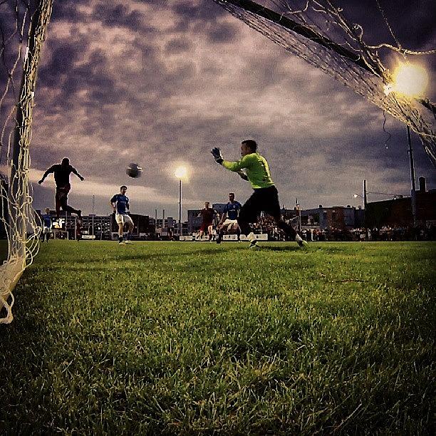 Soccer Photograph - @dcfclerouge Goal From The First Home by Chad Schwartzenberger