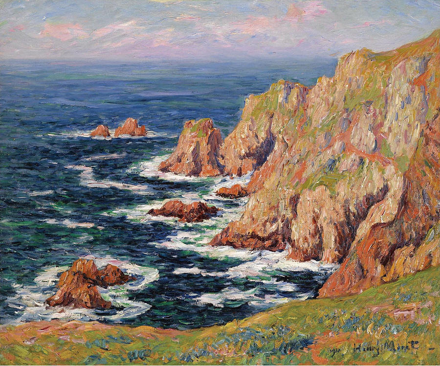 De Cote Sauvage Painting by Henry Moret