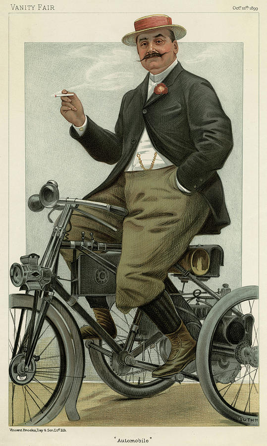 De Dion French Automobile Pioneer Drawing by Mary Evans Picture Library