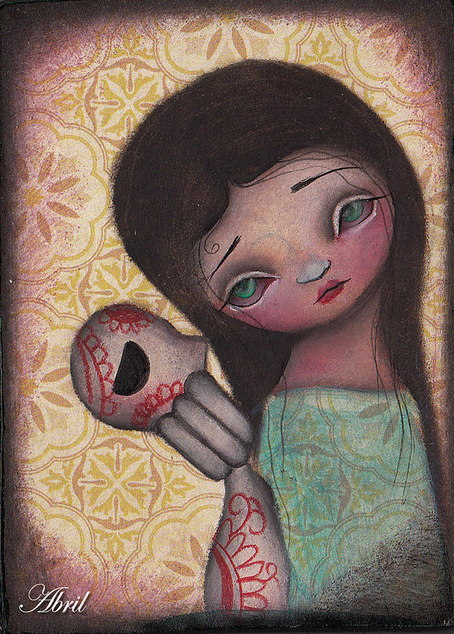 Halloween Painting - Dead Friend by Abril Andrade
