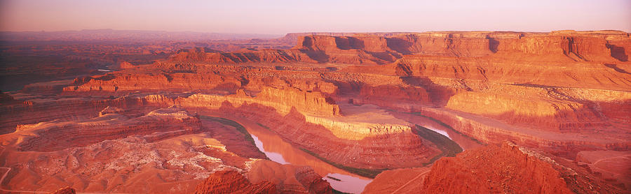 Landscape Photograph - Dead Horse Point At Sunrise In Dead by Panoramic Images