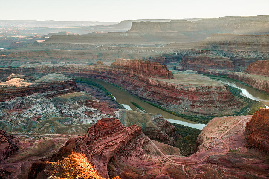 Sunset Photograph - Dead Horse Point at Sunset by Gregory Ballos