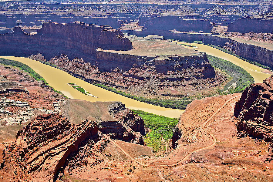 Dead Horse Point Colorado River  Photograph by SC Heffner