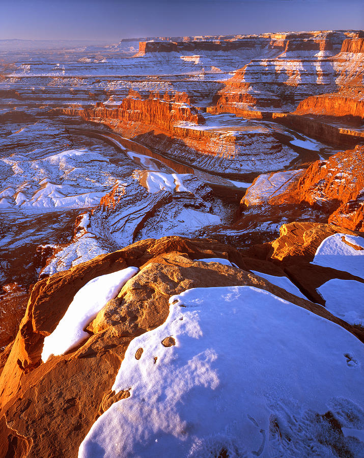 Dead Horse Point in Winter Photograph by Ray Mathis