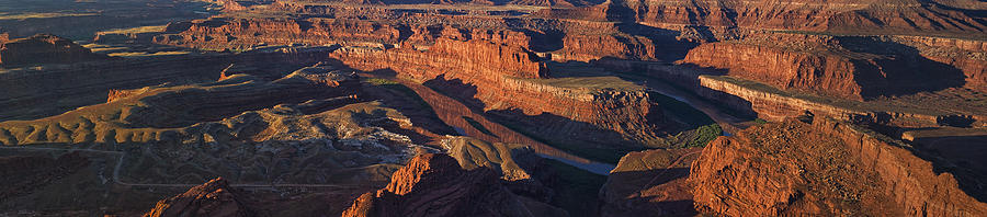 Dead Horse Point Sunrise Panorama Photograph by Mark Kiver