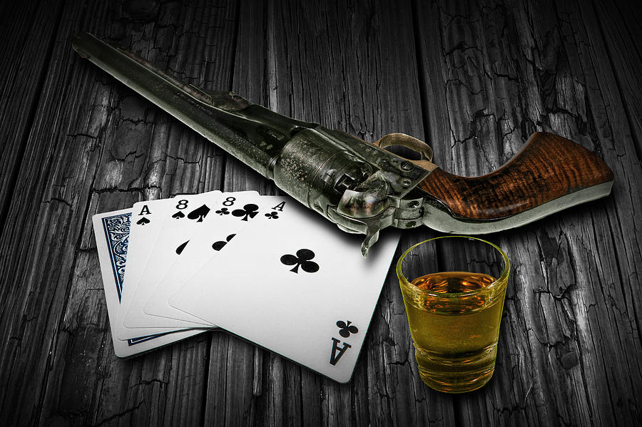 Dead Mans Hand Aces and Eights Photograph by Randall Nyhof