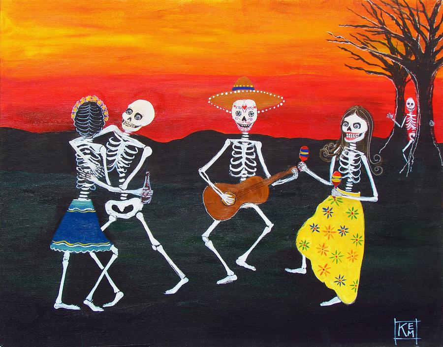 Dead Man's Party Painting by Katherine McElhinny - Fine Art America