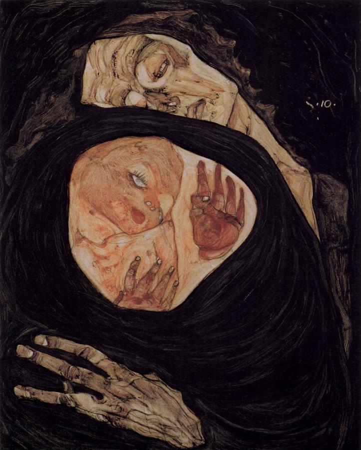Dead Mother Painting by Celestial Images