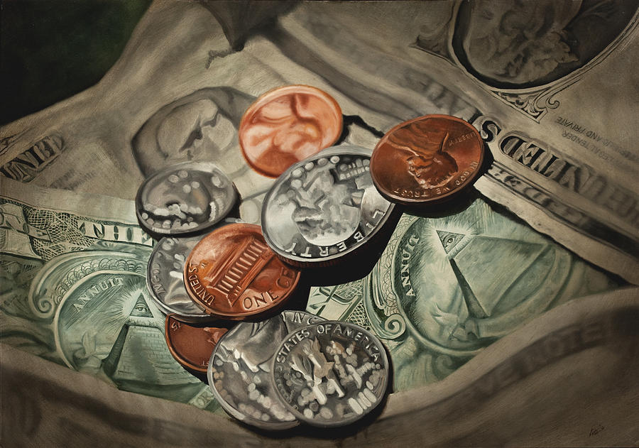Dead Presidents Painting by Kevin Aita
