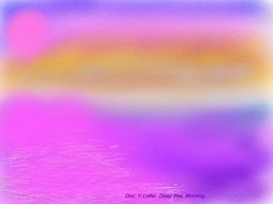 Dead sea .morning Digital Art by Dr Loifer Vladimir