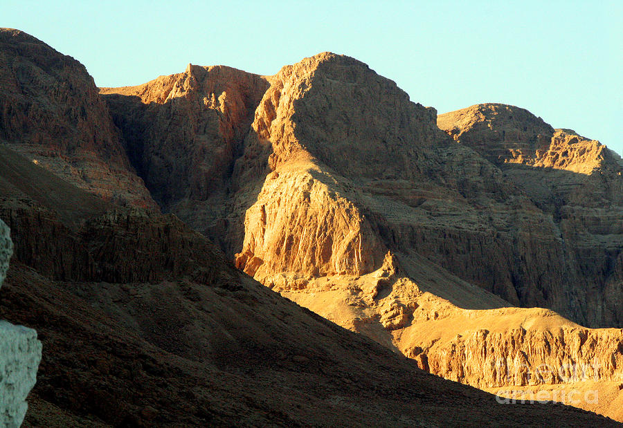 Dead Sea Mountains - Masada  Photograph by Doc Braham
