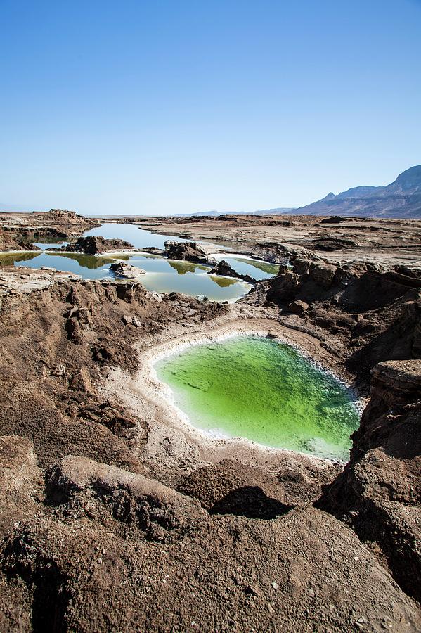 Nature Photograph - Dead Sea Sinkholes by Photostock-israel