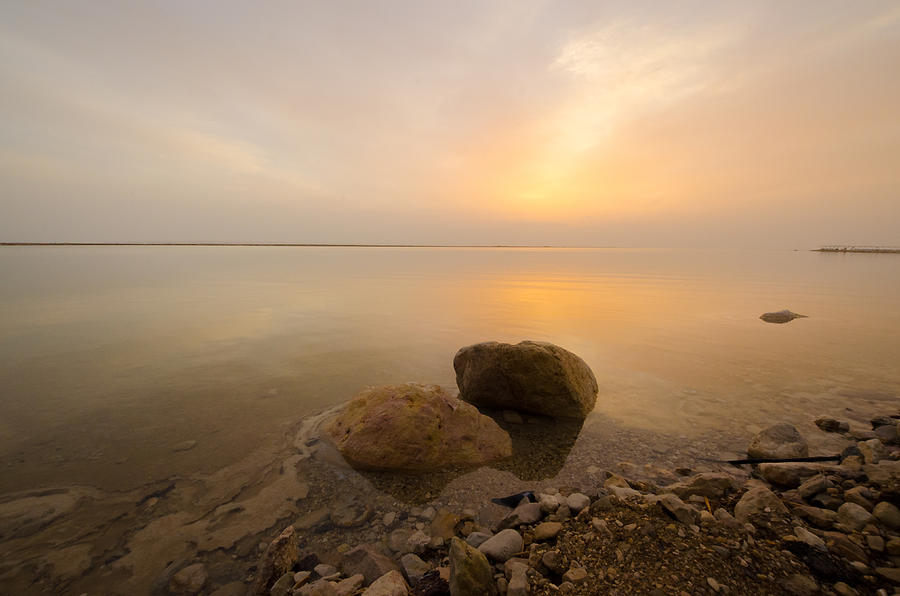 Dead Sea Sunrise Photograph by David Morefield