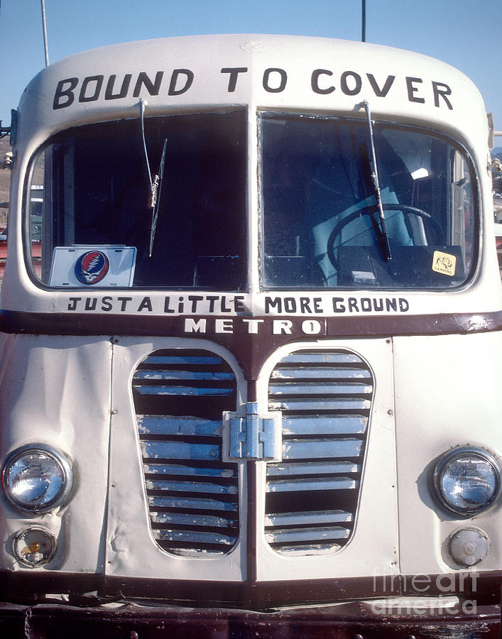 Grateful Dead Photograph - Dead Tour Bus by Chuck Spang
