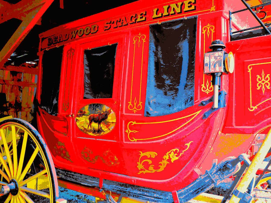 Deadwood Stagecoach Photograph by Jean Wright
