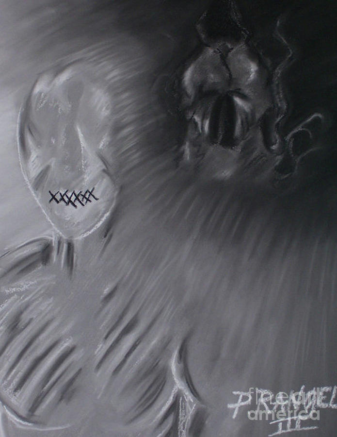 Symbolism Pastel - Death a Coward by Phillip Rangel Symbolism Pastel - Death a Coward by Phillip Rangel
