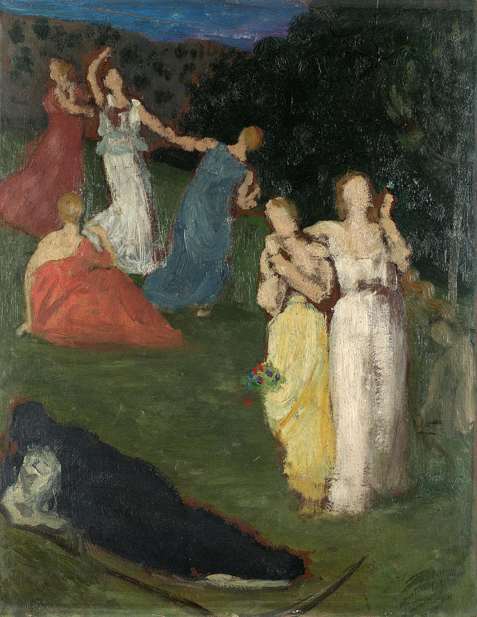Death and the Maidens Painting by Pierre Puvis de Chavannes