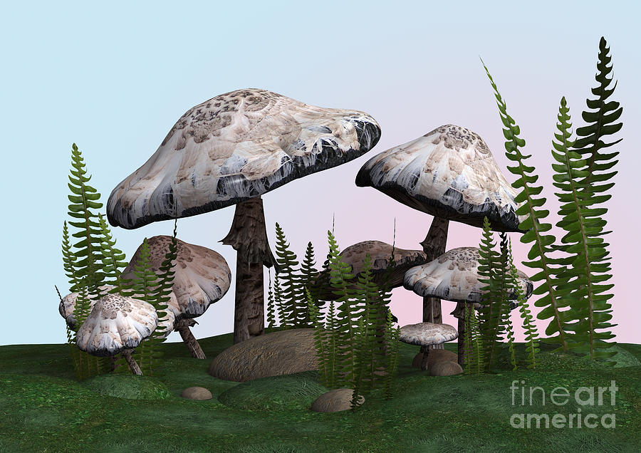 Nature Digital Art - Death Cap by Design Windmill