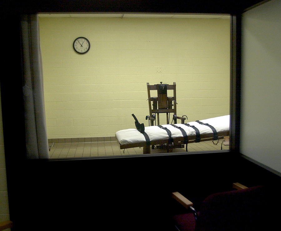 Death Chamber at Southern Ohio Correctional Facility Photograph by Mike Simons