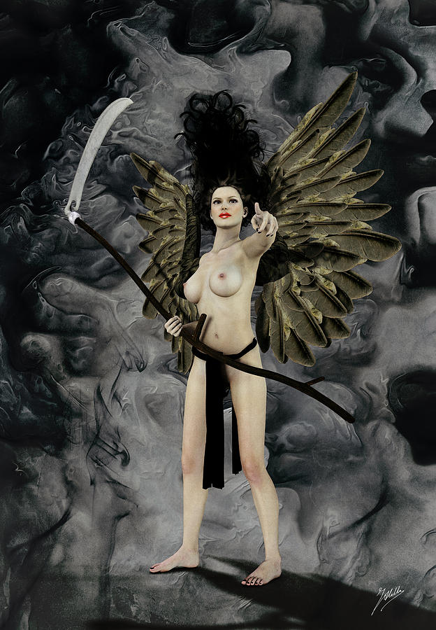 Pretty Woman Movie Digital Art - Death has seen you by Quim Abella