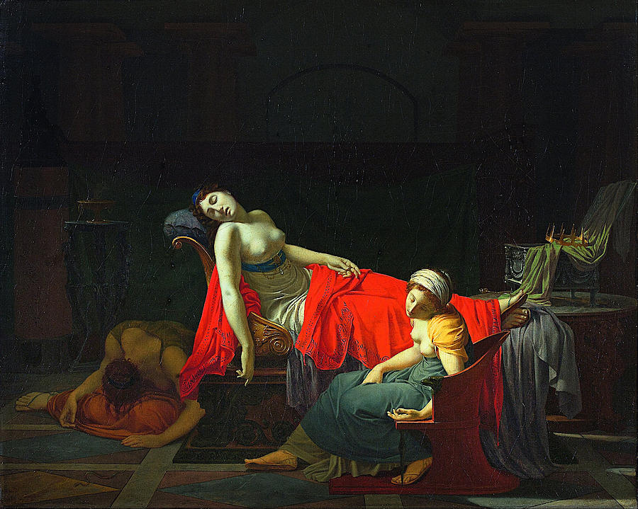 Death of Cleopatra Painting by Jean-Baptiste Regnault