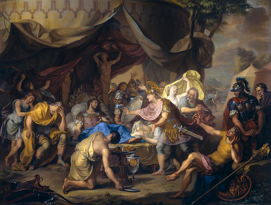 Death Of Epaminondas Painting