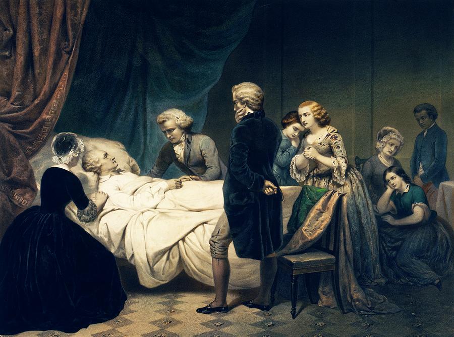 Death Of George Washington Photograph by Library Of Congress