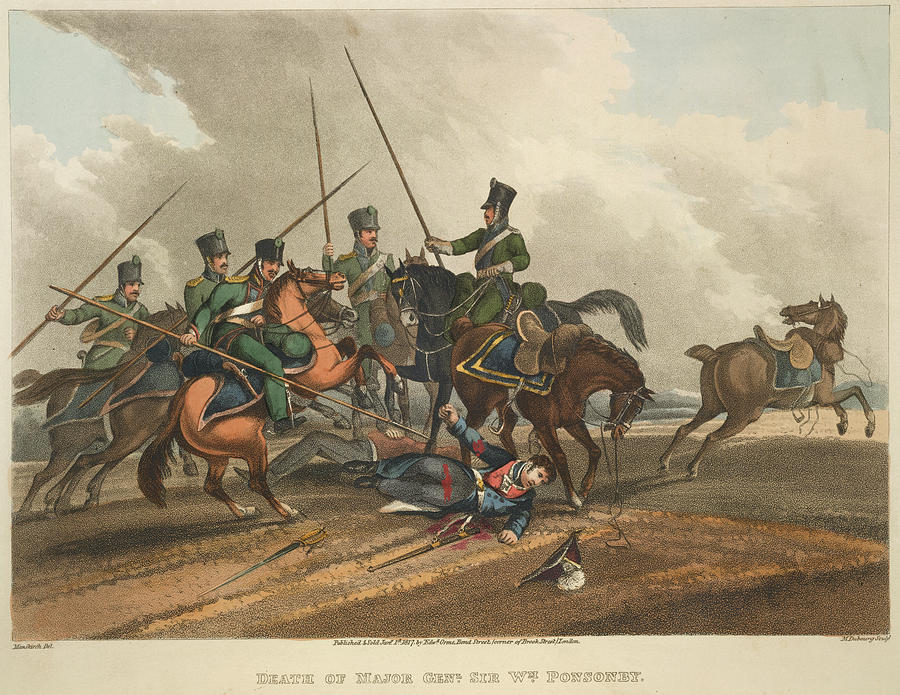 Death Of Major Gen. Ponsonby Photograph by British Library